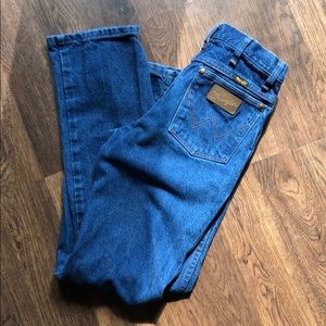 Vintage high rise Wranglers